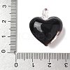 Handmade Gold Sand Lampwork Pendants LAMP-D302-02-3