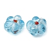 Handmade Silver Foil Glass Lampwork Beads FOIL-T001-02J-3