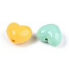 Baking Paint Opaque Acrylic Beads OACR-N142-02-2