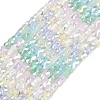 Electroplate Glass Beads Strands EGLA-G039-06A-01-1