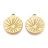 304 Stainless Steel Pendants STAS-T065-14G-1