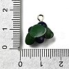 Brass Acrylic Pendants OACR-R006-01G-09-3