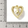 Rack Plating Brass Micro Pave Cubic Zirconia Pendants KK-P272-14G-3