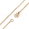 5Pcs 5 Style Natural Mixed Gemstone Pentacle Pendant Necklaces Set NJEW-JN04090-7
