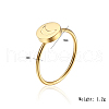 Stylish Stainless Steel Flat Round with Moon Ring for Women's Daily Wear GH9687-1-1