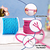  2 Rolls 2 Colors Polyester Milan Cord OCOR-TA0001-82-4