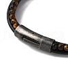 Braided Leather Multi-strand Bracelets BJEW-B096-16B-01-2
