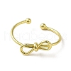 Brass Cuff Rings for Women RJEW-D026-03G-2