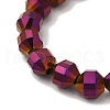 Electroplated Synthetic Non-magnetic Hematite Beads Strands G-I364-L01-09-3