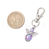 8Pcs Angel Acrylic Pendant Decorations HJEW-JM03208-01-3