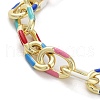 Brass Cable Chain Bracelets BJEW-D039-35G-2