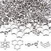 SUNNYCLUE 64Pcs 4 Styles Tibetan Style Alloy Pendants TIBE-SC0009-40-1