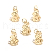 Eco-Friendly Brass Micro Pave Cubic Zirconia Pendants KK-I698-36G-2