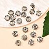 Brass Rhinestone Spacer Beads X-RB-A014-L6mm-01P-4