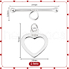   2Pcs 925 Sterling Silver Toggle Clasps FIND-PH0022-60-2