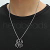 Halloween Spider Gothic Style Alloy Pendant Necklaces for Men FS-WG396AF-02-2