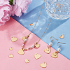 Unicraftale 90Pcs 3 Styles Ion Plating(IP) 201 Stainless Steel Charms FIND-UN0003-81-2