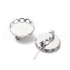 Non-Tarnish 304 Stainless Steel Brooch Base Settings FIND-D035-03B-P-2