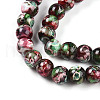 Baking Painted Glass Beads Strands X-DGLA-N003-6mm-A09-3