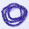 Electroplate Glass Beads Strands EGLA-A034-T4mm-A11-2