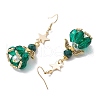 Angel Star Handmade Glass Seed Beads & Glass Dangle Earrings for Women EJEW-MZ00393-6