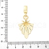 Brass Micro Pave Cubic Zirconia Pendants KK-S510-09G-3