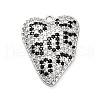 Brass Micro Pave Cubic Zirconia Pendants KK-L229-070P-1