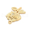 304 Stainless Steel Pendants STAS-R155-044G-2