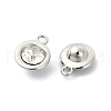 Rack Plating Alloy Rhinestone Charms FIND-M014-16E-P-2