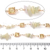 Handmade Brass Glass Square Link Chains CHC-F019-09G-01-2