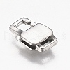 Tarnish Resistant Polished 316 Surgical Stainless Steel Lobster Claw Clasps STAS-Z013-07A-3