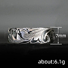 Sculptured Vine Pattern Brass Finger Rings for Women FS-WGD177A-01-5