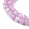 Natural Kunzite Beads Strands G-D856-03-6mm-01-3