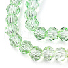 Transparent Glass Beads Strands GLAA-E036-07Z-4