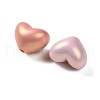 UV Plating & Spray Painted Opaque Acrylic Beads OACR-G047-04-2