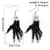 Halloween Cartoon Acrylic Hand Dangle Earrings for Women QK1762-3-2