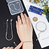 SUNNYCLUE 6Pcs Brass European Style Bracelet Jewelry Making PPJ-SC0001-02-3