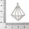 304 Stainless Steel Pendants STAS-S174-26P-3