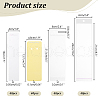   80Pcs 2 Styles Cardboard Display Cards DIY-PH0023-21-2
