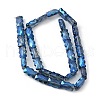 Electroplate Glass Beads Strands EGLA-L045-F-3