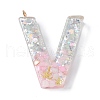 Resin Pendants RESI-B029-01P-V-1