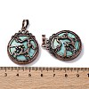 Synthetic Turquoise Pendants G-A241-02R-01-3