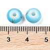 Opaque Spray Painted Glass Beads X1-GLAA-G118-01C-3