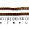 Electroplated Non-magnetic Hematite Beads Strands G-P571-B01-01D-4