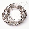 Pearl Luster Plated Glass Bead Strands X-EGLA-E034-PL01-2