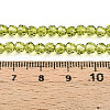 Baking Paint Transparent Glass Beads Strands DGLA-A035-T4mm-D11-4