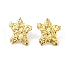 Ion Plating(IP) 304 Stainless Steel Stud Earrings for Women EJEW-B050-05G-1
