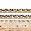 304 Stainless Steel Rope Chain Necklaces NJEW-P047-40-3