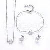 304 Stainless Steel Jewelry Sets SJEW-H138-16P-1
