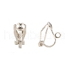 Brass Clip-on Earring Findings EC109-NF-2